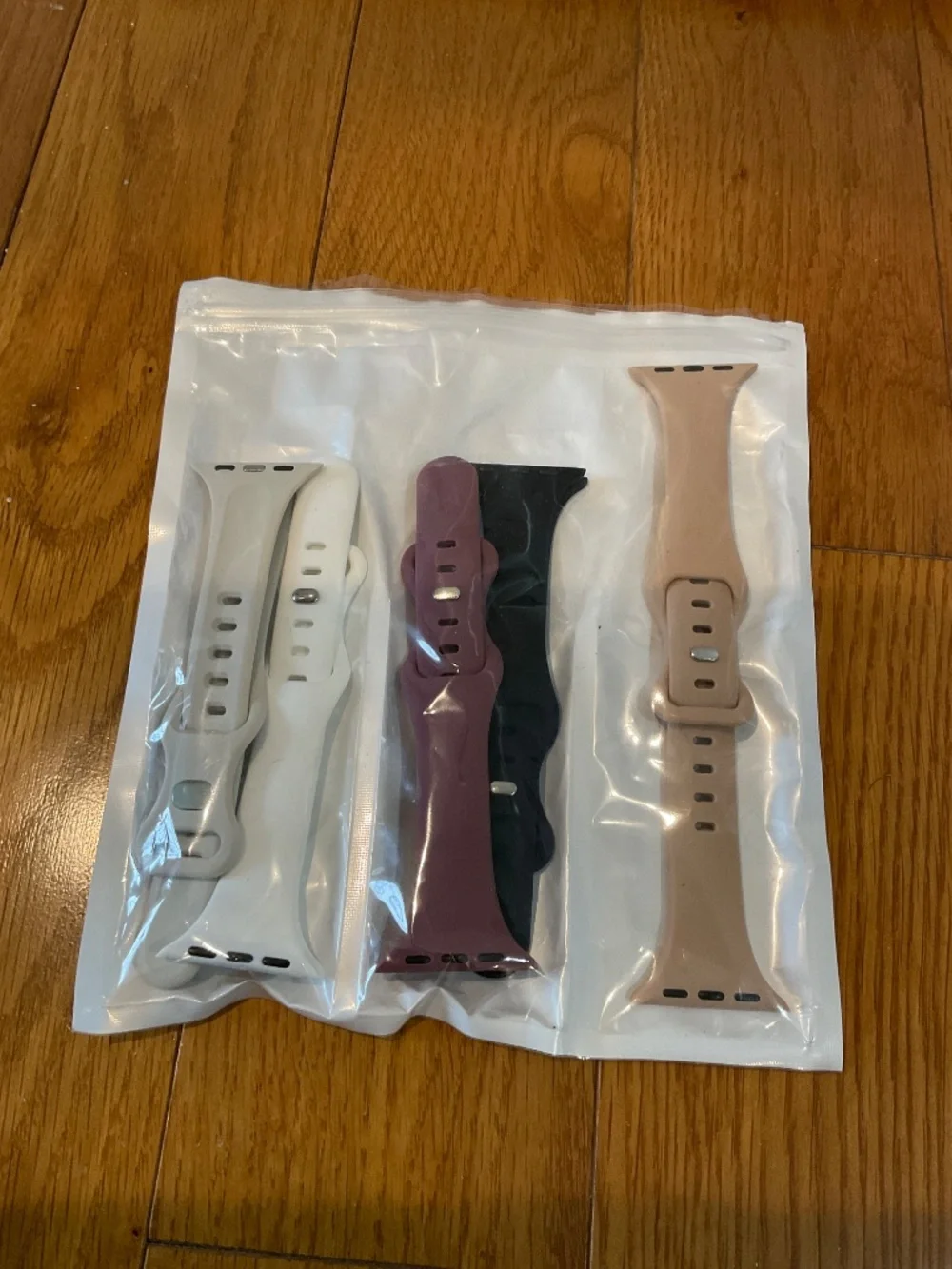 Set of 6 Silicone Watch Bands that Fit Apple Watch, New